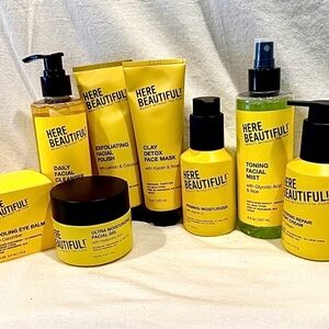 Amazing HERE BEAUTIFUL Complete Facial Skincare Mega Bundle